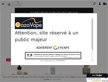 Tablet Screenshot of cazavape.com